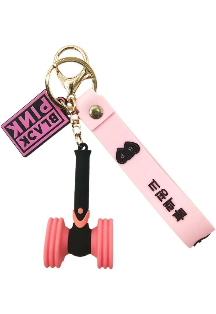Llavero silicona Kpop Diseno blackpink lightstick Blanco M