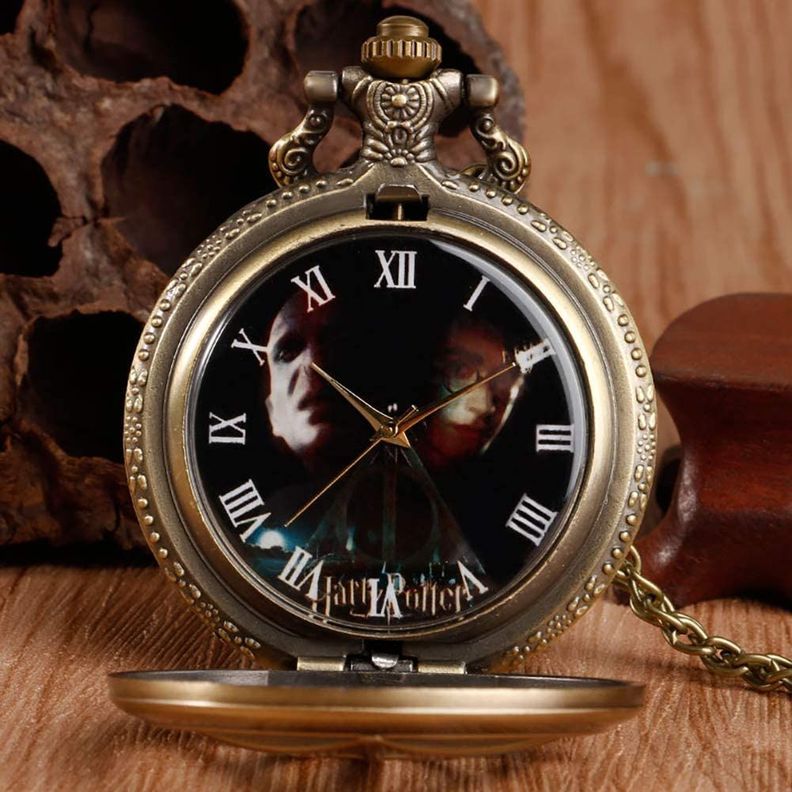 Reloj De Bolsillo Harry Potter reliquias de la muerte-1