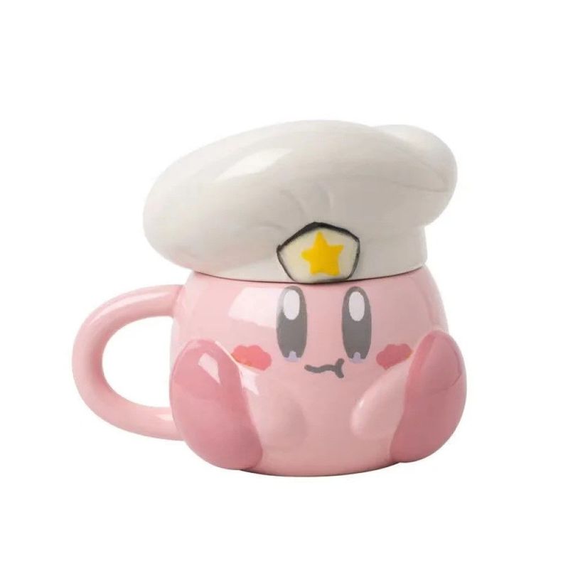 Tazón Cerámica 3d Kirby Chef kawaii Kirby's gamer dream-0