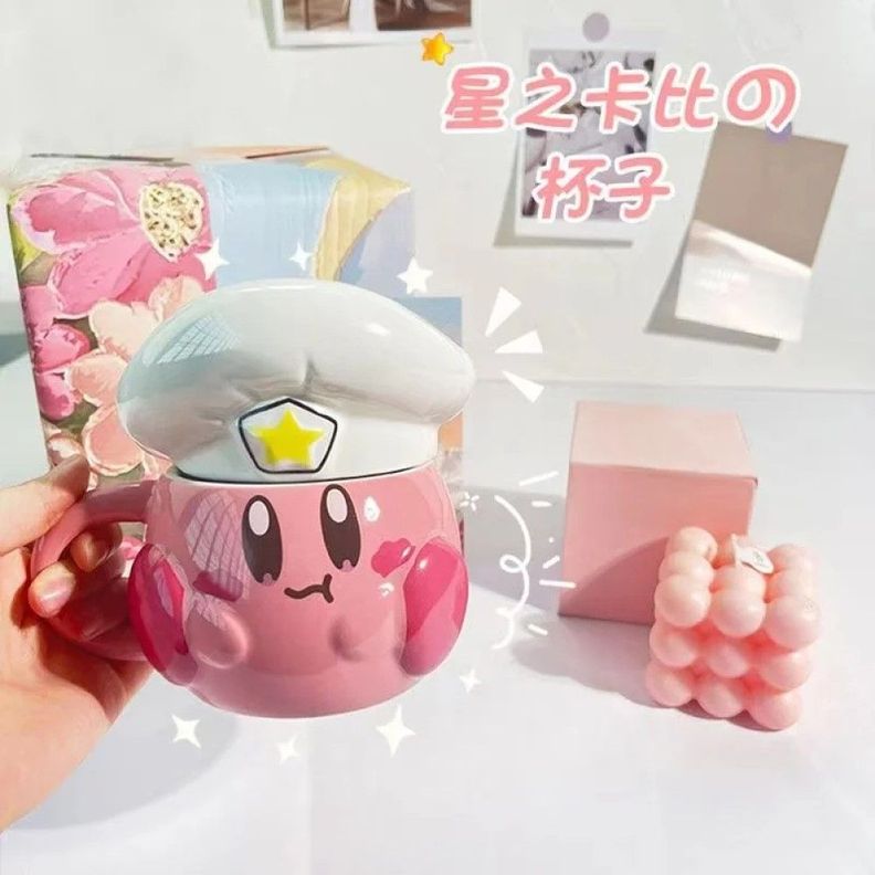 Tazón Cerámica 3d Kirby Chef kawaii Kirby's gamer dream-1