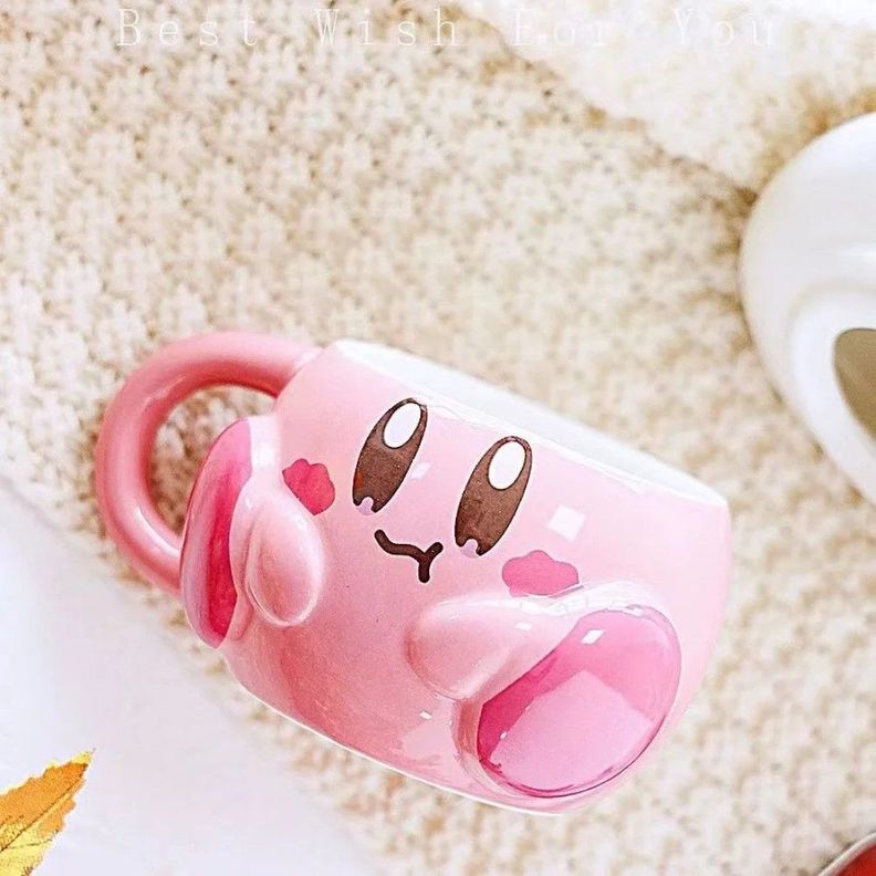 Tazón Cerámica 3d Kirby Chef kawaii Kirby's gamer dream-4