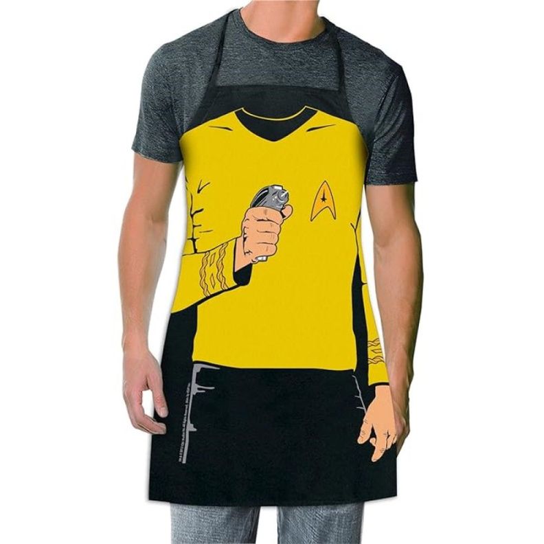 Delantal Cocina Star Trek Capitan Kirk Enterprise-1
