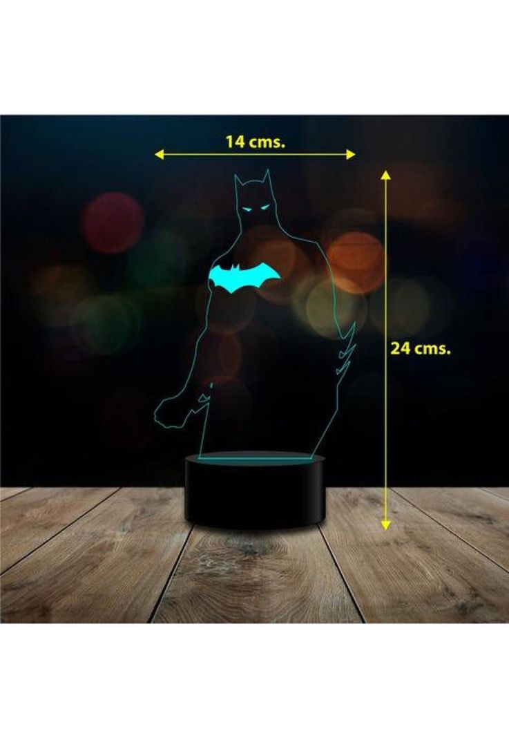 Lampara 3d Batman 2 Murciélago Control Remoto-2