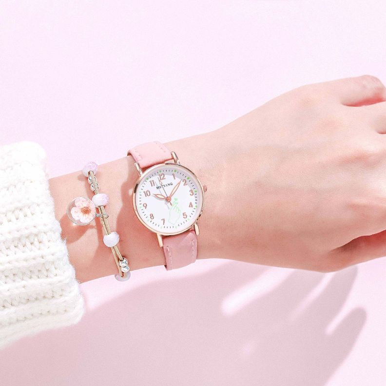 Reloj Pulsera dedos kpop corazon luminoso kawaii-3