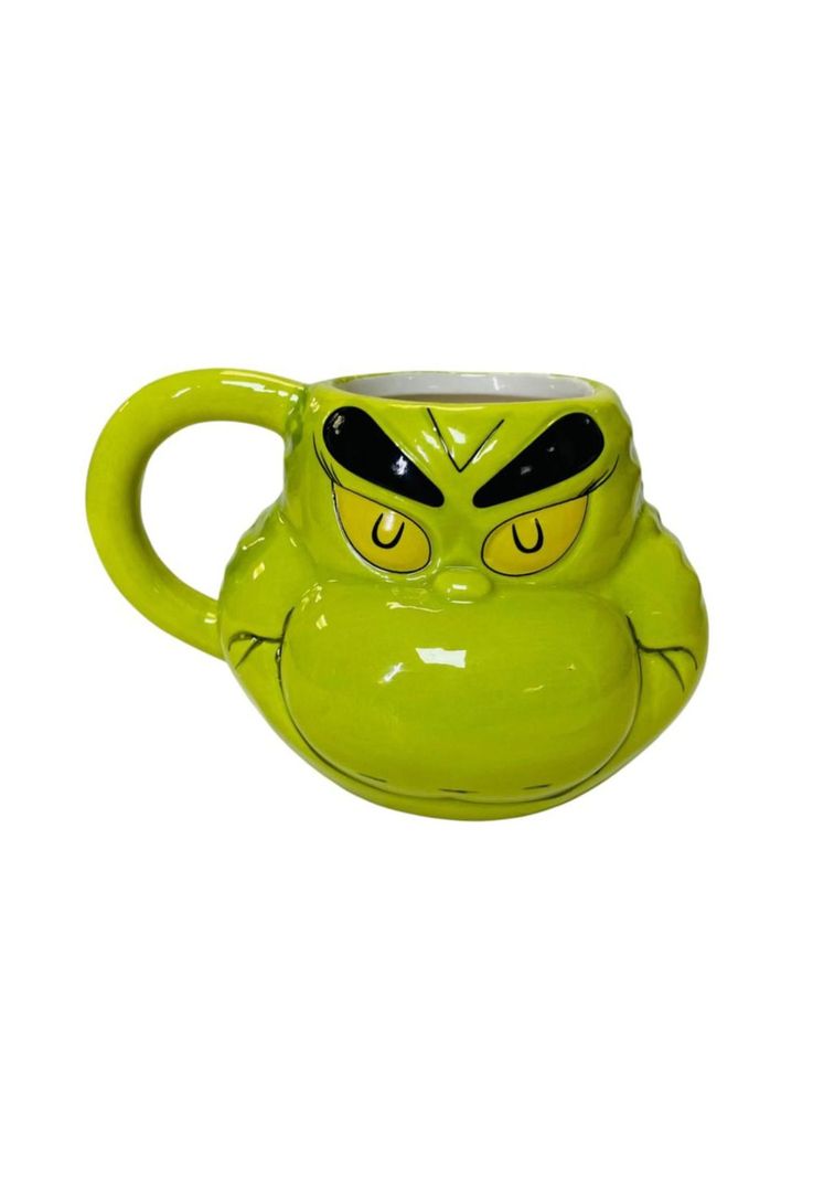 Tazón 3d Cerámica El Grinch De Navidad-0