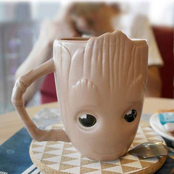 Taza Xl Ceramica 3d Baby Groot Marvel 600 Ml-2