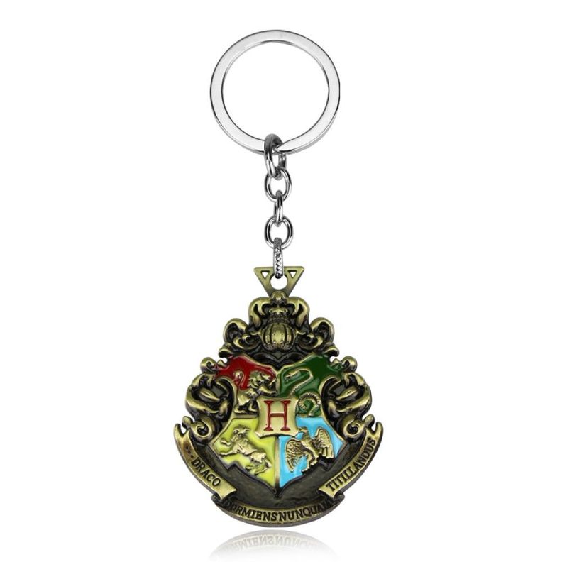 Llavero Metálico Escudo Hogwarts Harry Potter-0