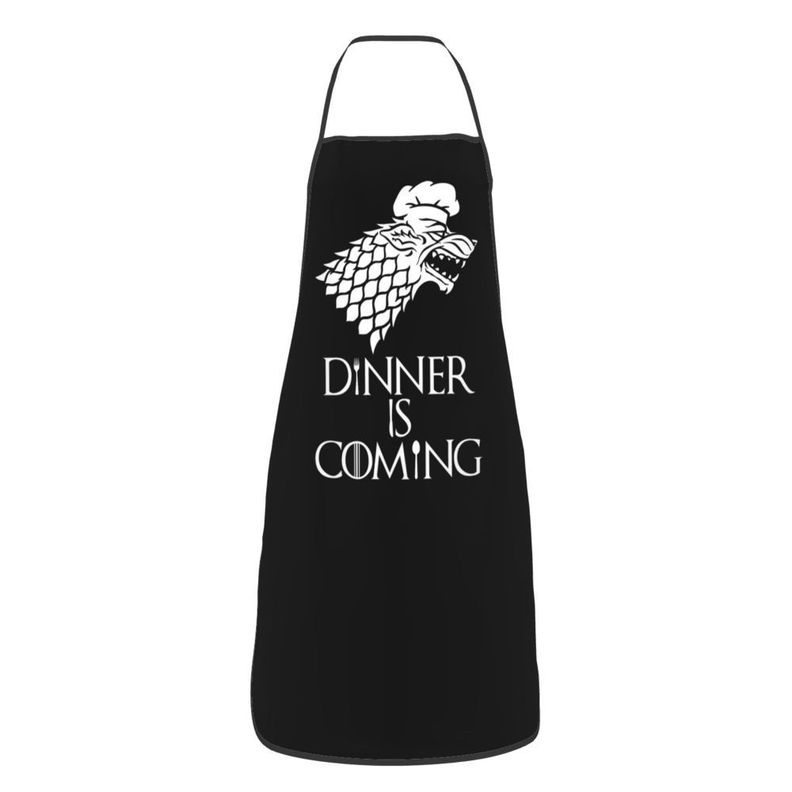 Delantal Cocina Game of thrones, Negro Stark-1