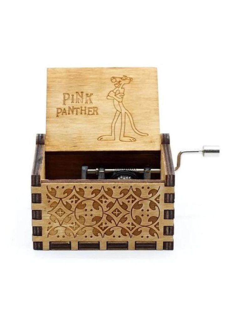 Caja Musical Café Pantera Rosa Estoykuku-0