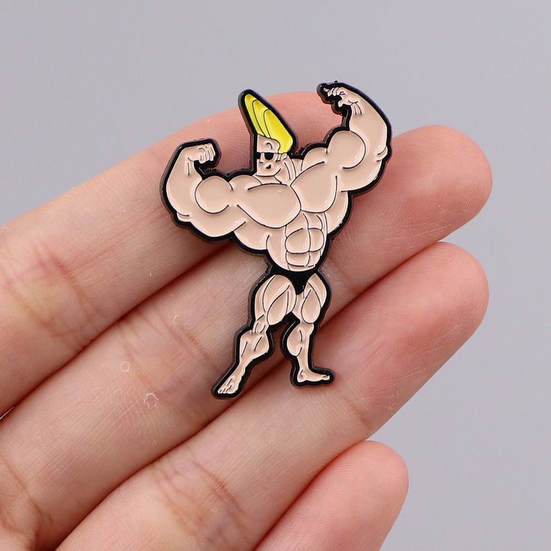 Pin Broche entretenido divertido Johnny Bravo-3