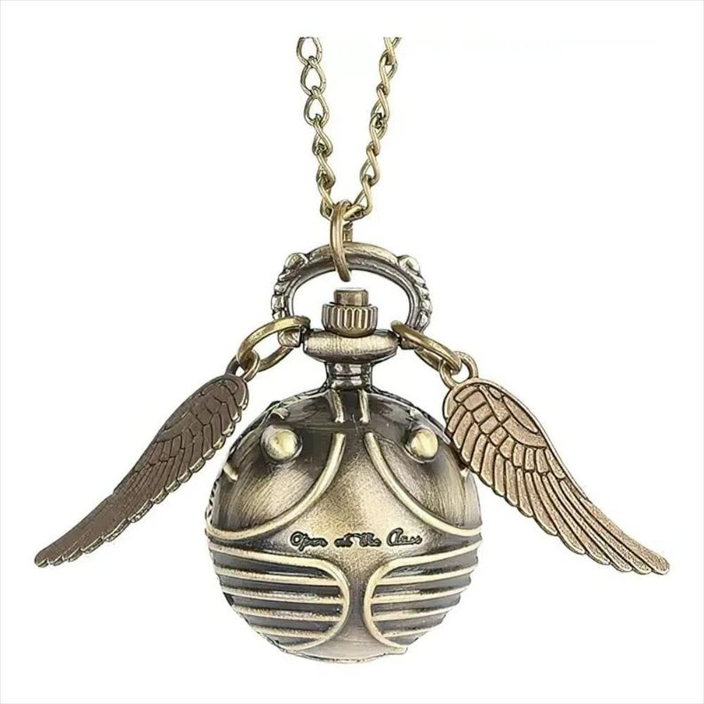 Reloj De Bolsillo Harry Potter Snitch bronce-0