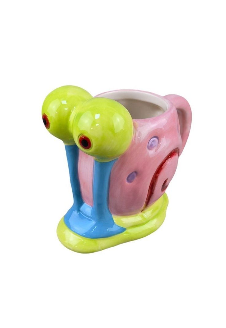 Taza Tazón 3D cerámica  Gary Bob Esponja-0