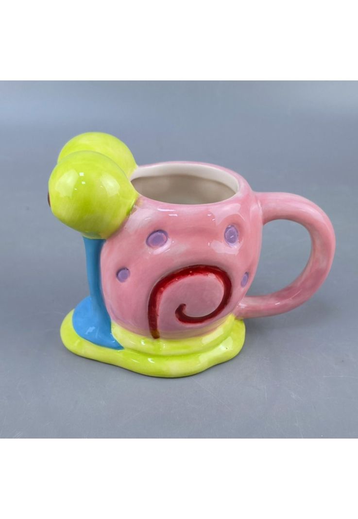 Taza Tazón 3D cerámica  Gary Bob Esponja-3