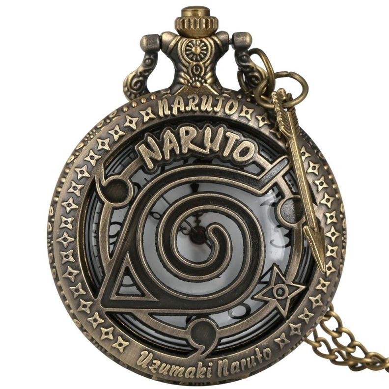 Reloj De Bolsillo Naruto Vintage anime-0