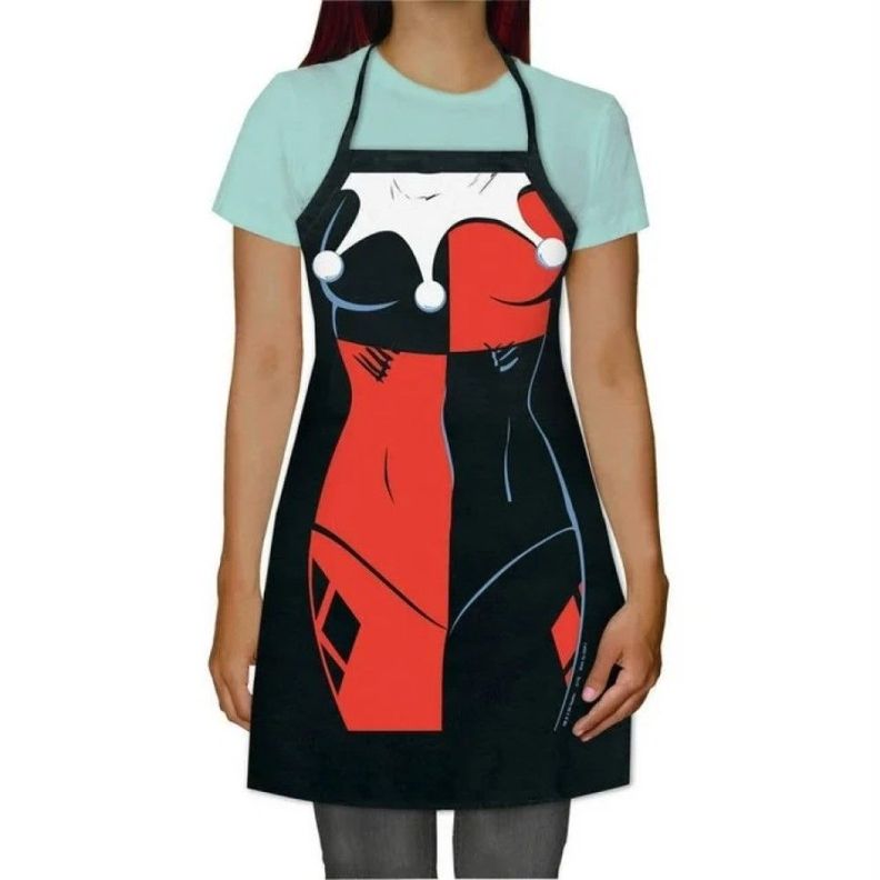 Delantal Cocina divertido Harley Quinn-1