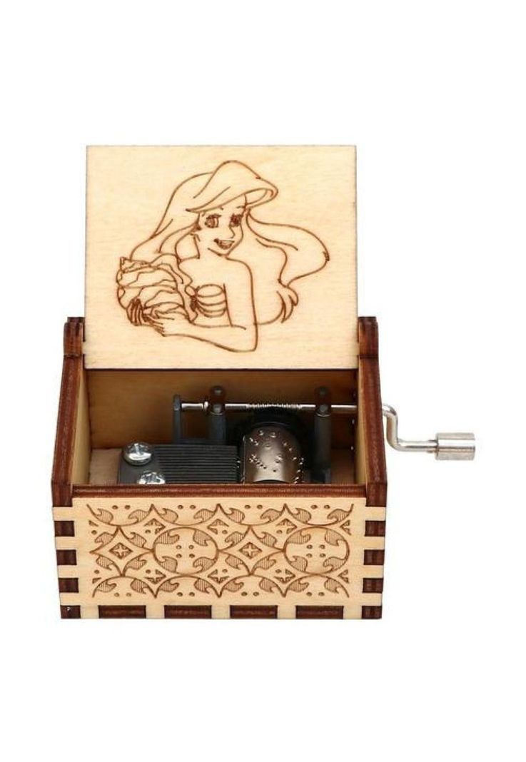 Caja Musical La Sirenita Little Mermaid Estoykuku-0