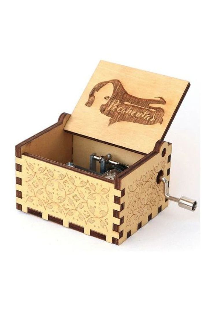 Caja Musical Madera Pocahontas-0