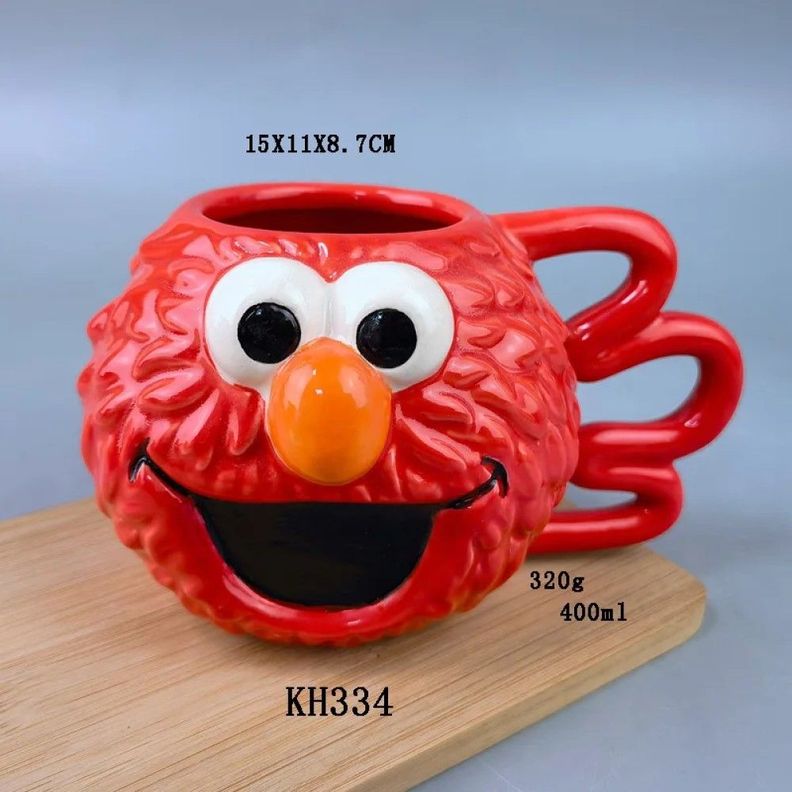 Tazón Cerámica 3D Elmo sonrisas Plaza Sesamo-2