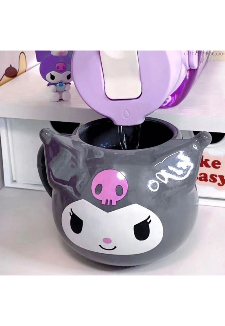 Tazón Taza cerámica Kuromi-3