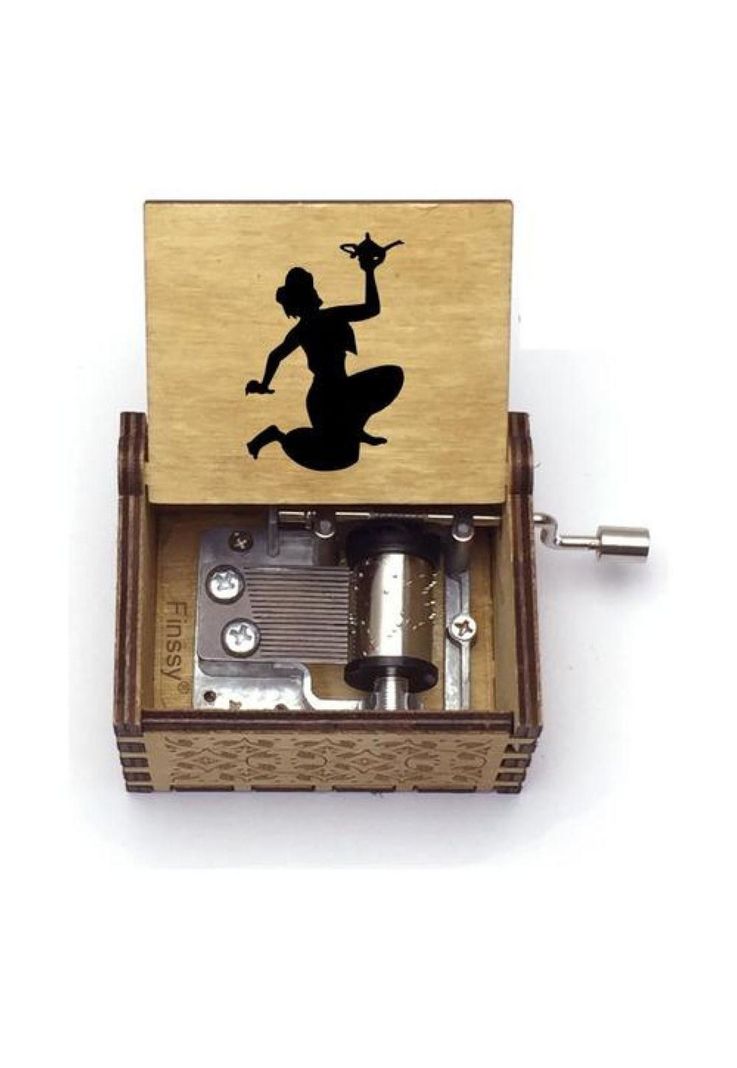 Caja Musical Madera Aladdin Cancion Noches Arabes-0