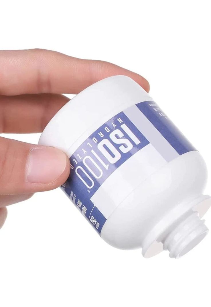 Llavero mini contenedor suplementos en polvos proteína-2