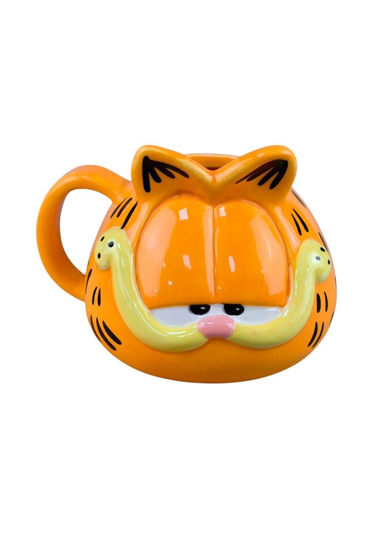 Tazón cerámica 3D Rostro gato Garfield-0