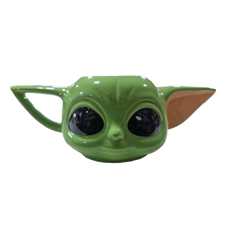 Tazón Taza ceramica 3D Baby Yoda Mandalorian-0