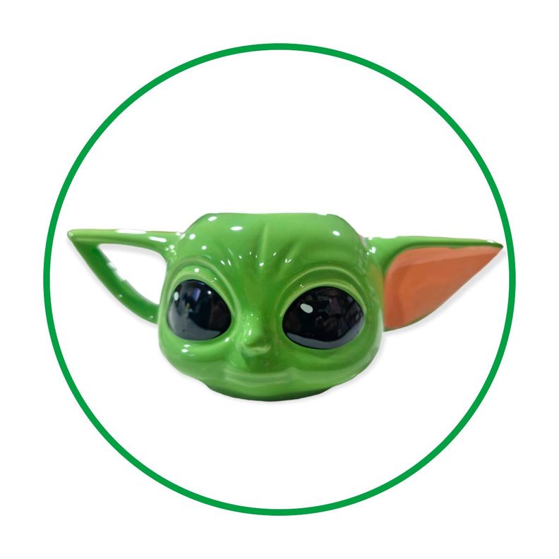 Tazón Taza ceramica 3D Baby Yoda Mandalorian-2