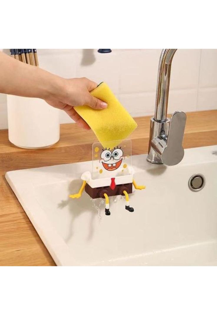 Soporte Para Esponja De Bob Esponja Washer Cocina Lavaplatos-1