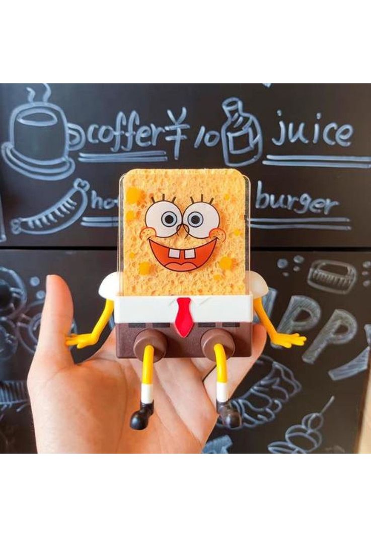 Soporte Para Esponja De Bob Esponja Washer Cocina Lavaplatos-3