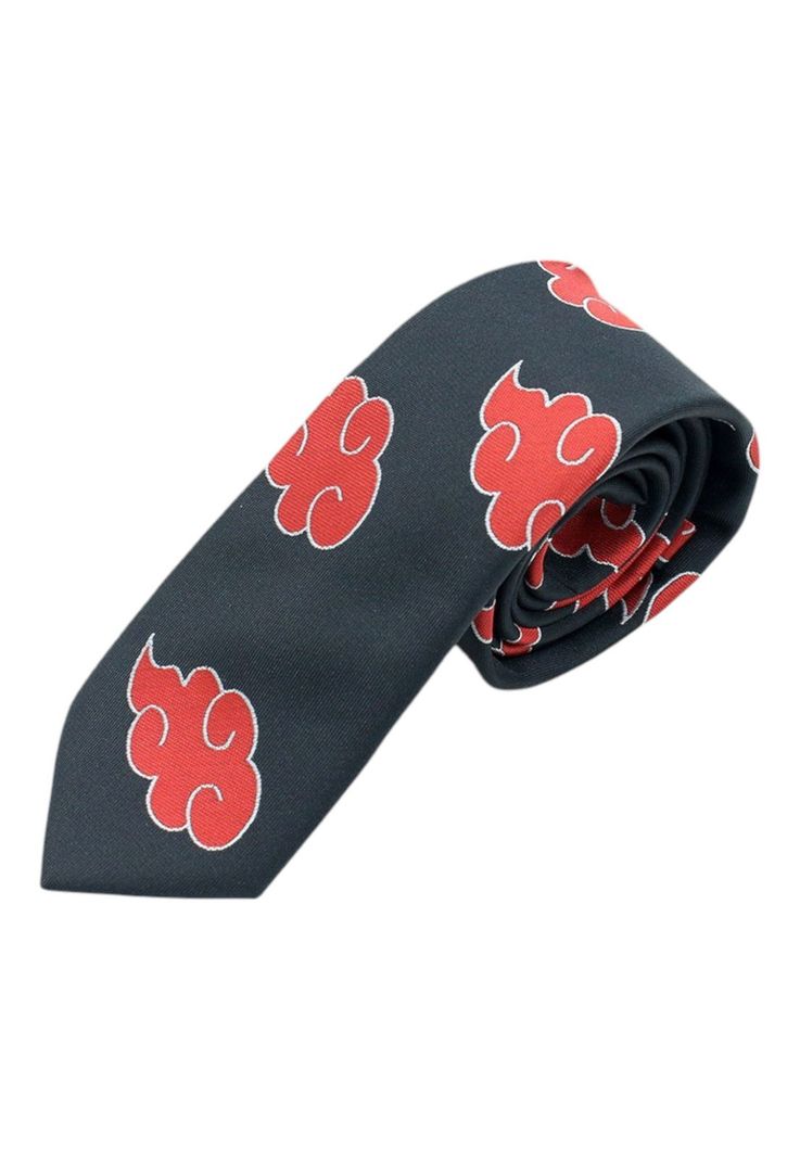 Corbata Corbata Akatsuki Naruto Cosplay-1