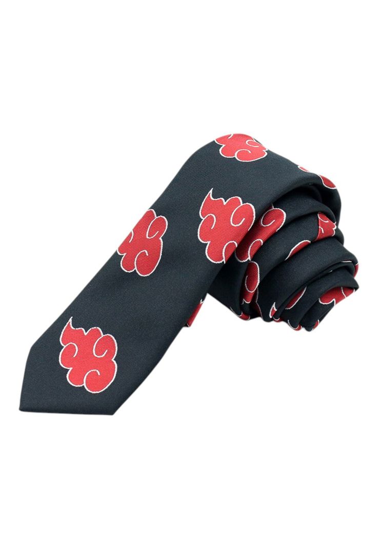 Corbata Corbata Akatsuki Naruto Cosplay-3