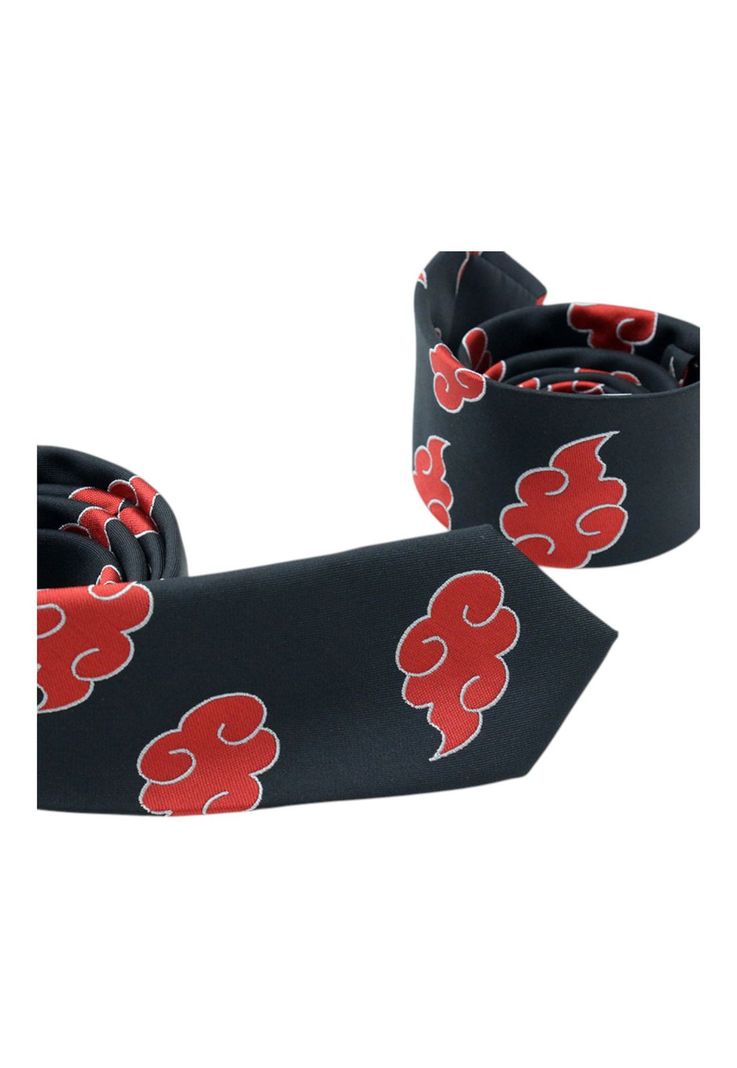 Corbata Corbata Akatsuki Naruto Cosplay-6