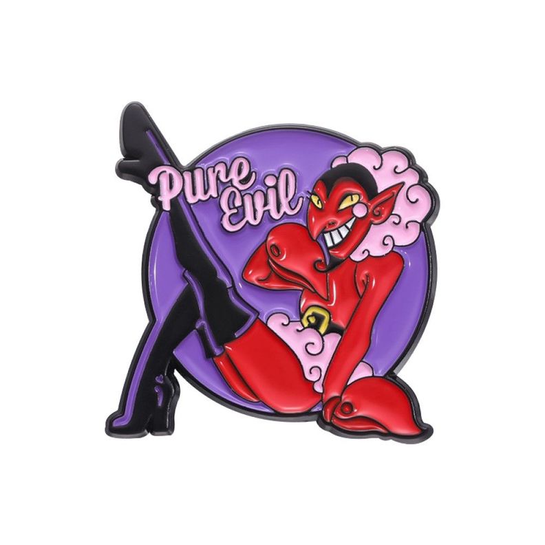 Broche pin divertido "ÉL" Pure Evil chicas superpoderosa-0
