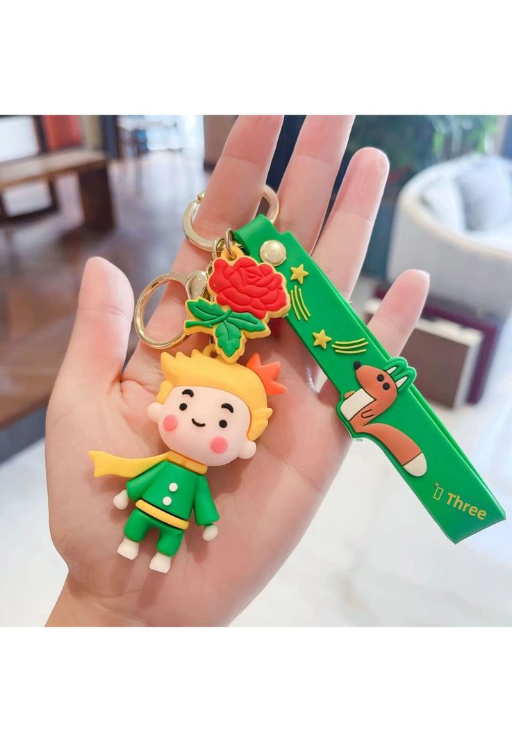 Llavero Silicona 3D El principito le petit prince Verde L