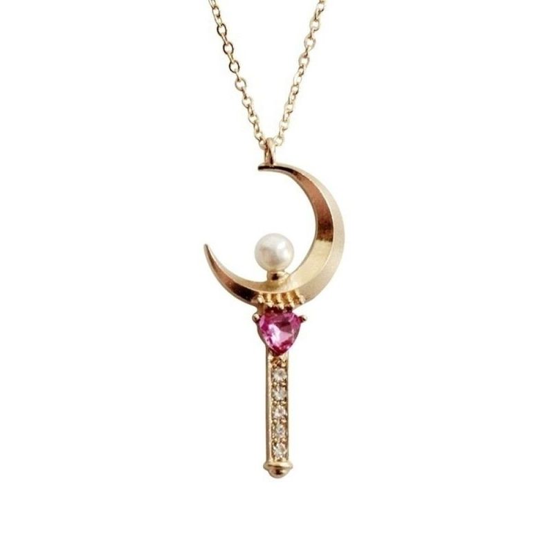 Collar Sailor moon Cetro Lunar (Moon Stick)-0