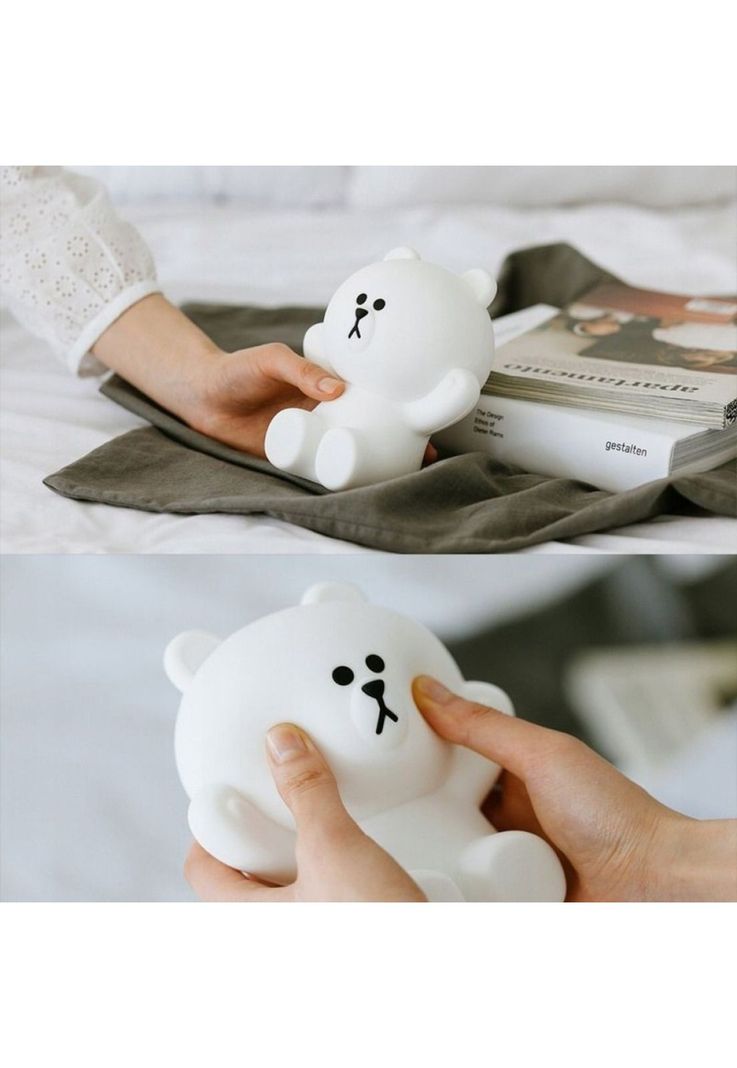Lámpara Espantacucos Oso teddy  colorful arcoíris-3