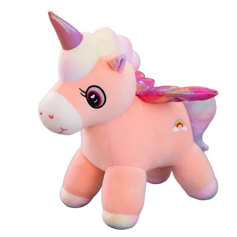 Peluche De Unicornio Con Alas Suave Y Divertido-1