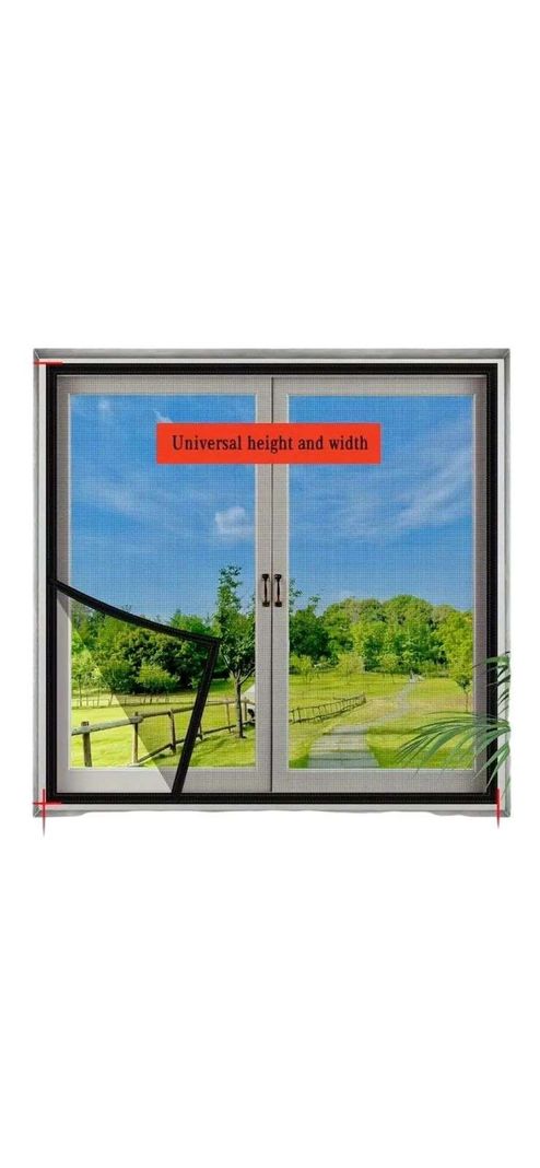 Malla Mosquitera Cortina Con Cierre Iman 150x200cm B-1