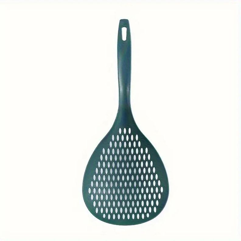 Cucharon Colador Cuchara Larga Utensilio Plastico Cocina Turquesa
