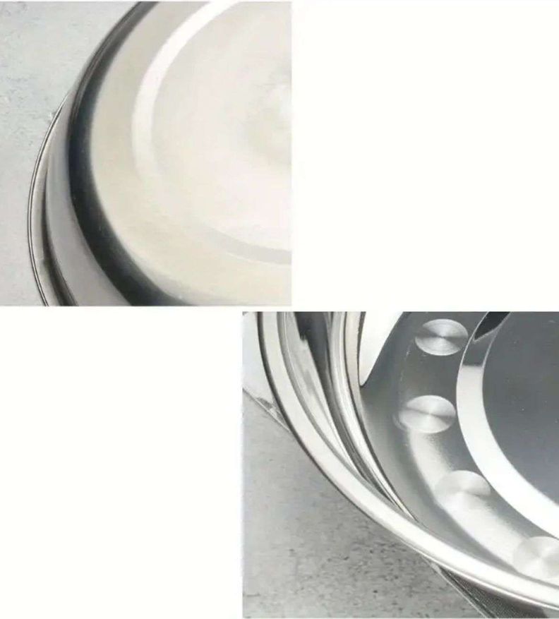 Pack 12 Bowl Sopero Plato Acero Inoxidable 22x3cm-1