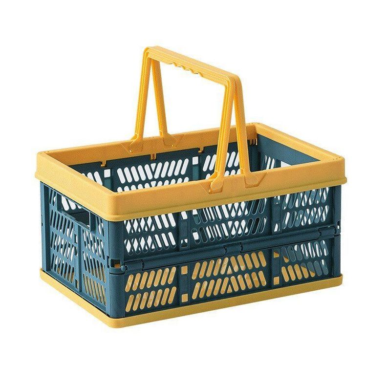 Canasto Plegable Cesta De Compras Y Organización 38cm V-0