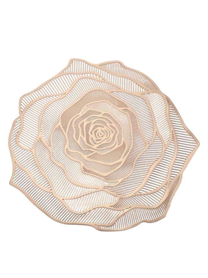 Set 6 Individuales De Mesa Pack 6 Modelo Rosa Rose-0