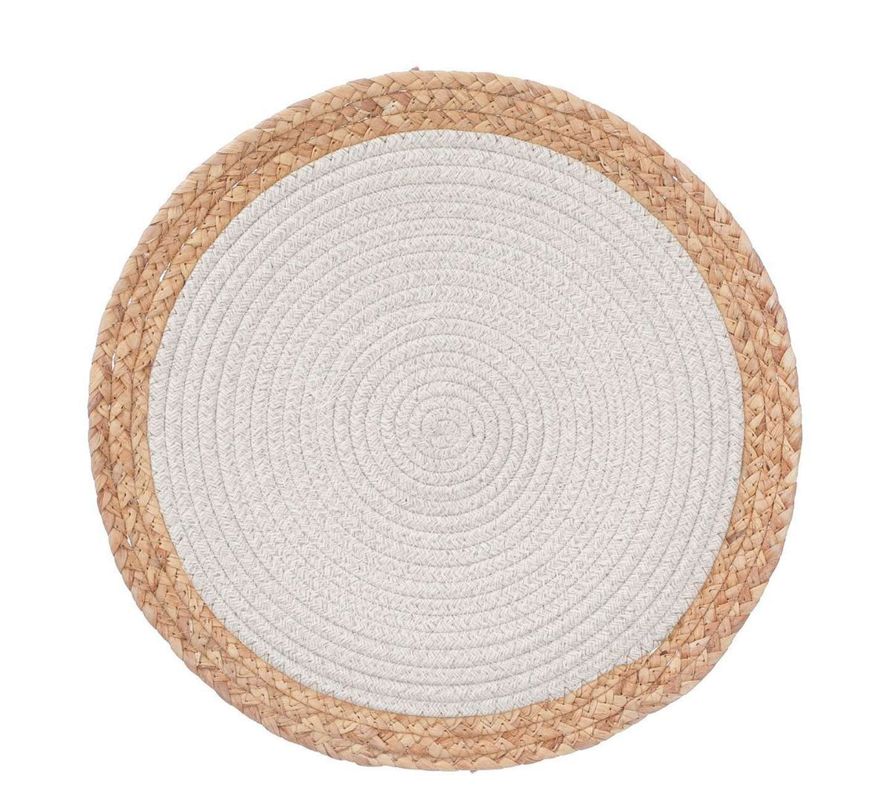Individual Mantel De Mesa Individual Mimbre Blanco-0