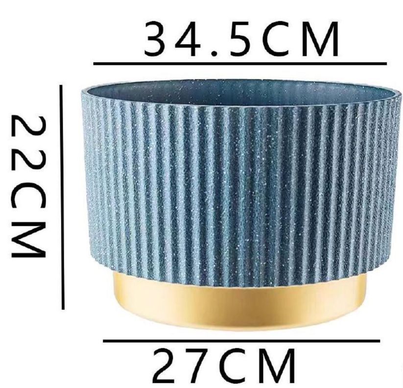 Macetero De Plastico Minimalista Maceta Balde-1