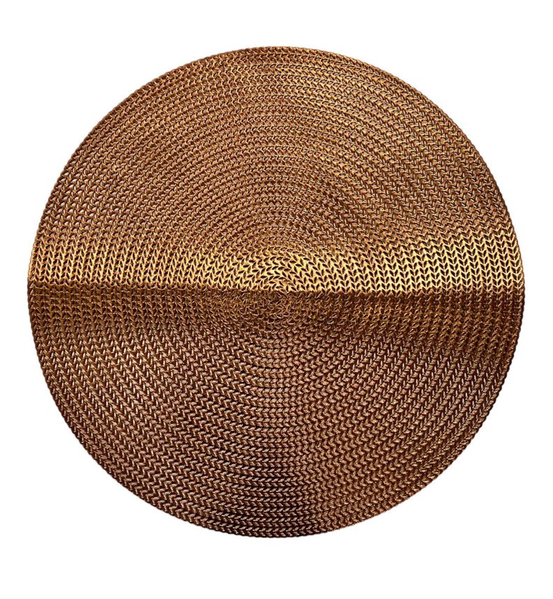 Set 4 Individuales De Mesa Pack 4 Individuales Golden 38cm Cobre