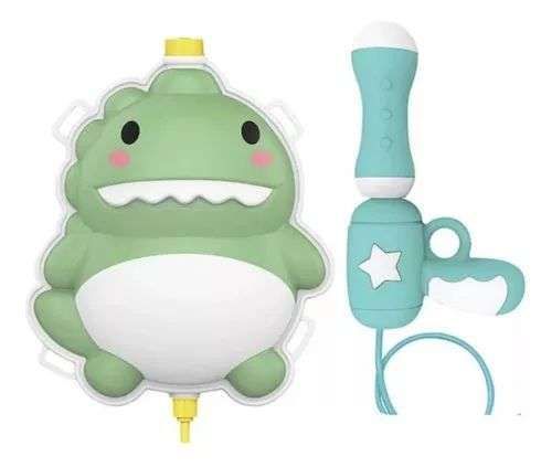 Mochilas Lanza Agua Pistola Lanza Lanzador De Agua Dino T-0