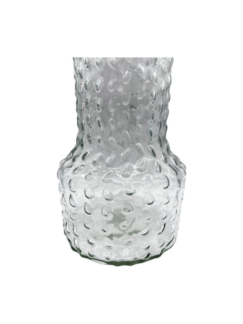 Florero Jarron Decorativo Vidrio Diseño Puntos 30cm -1