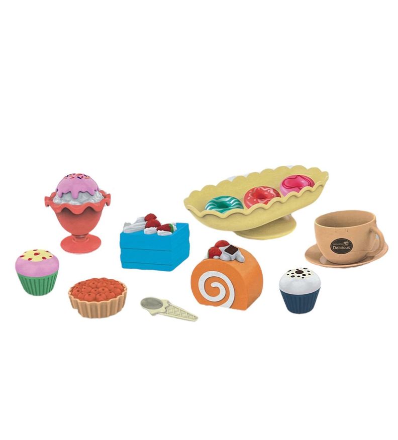 Juego Tazas De Te Y Postres Juguete Niñas Cocina-0