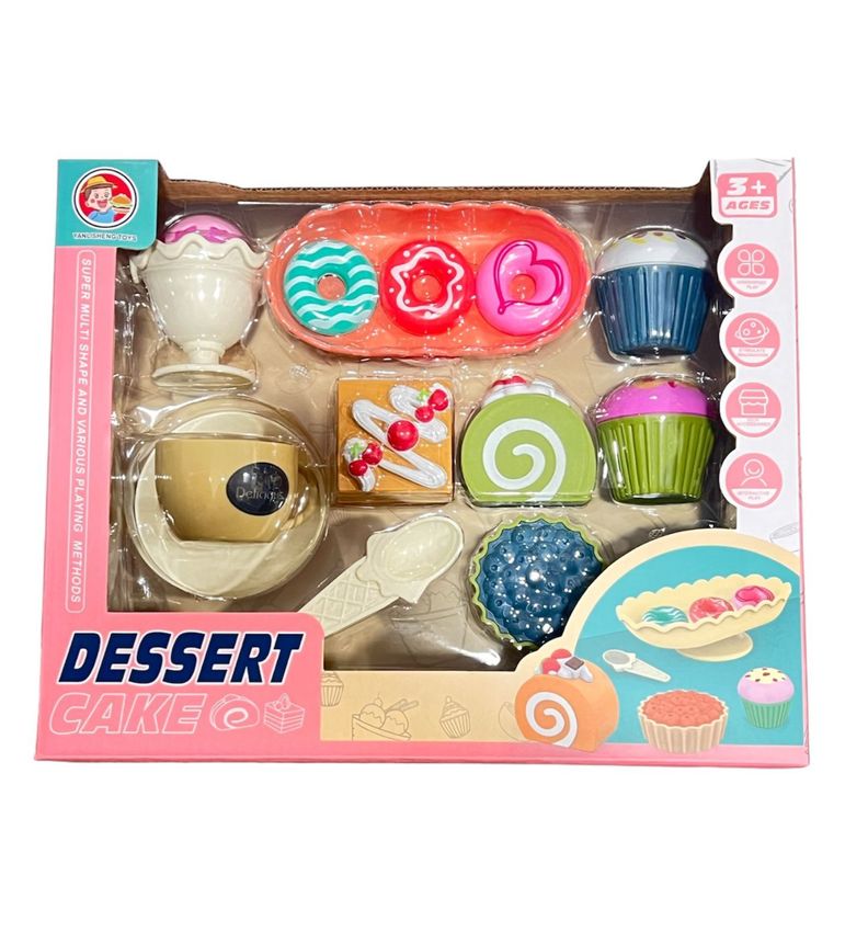 Juego Tazas De Te Y Postres Juguete Niñas Cocina-1
